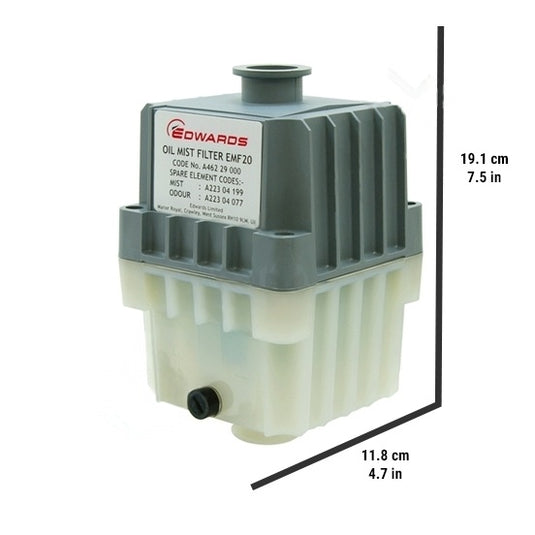 Gray Edwards EMF20 Oil Mist Filter NW25