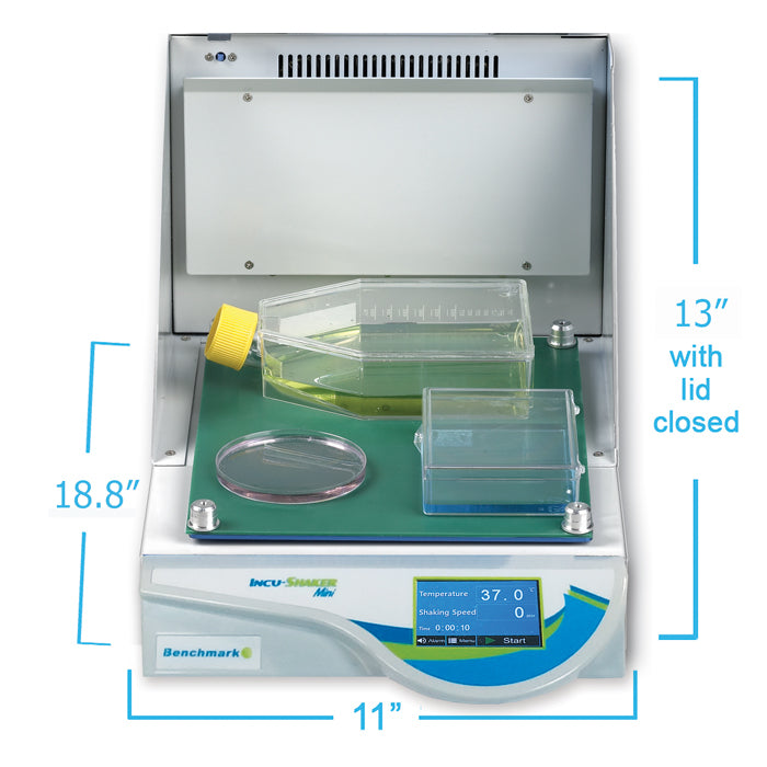 Load image into Gallery viewer, Gray Benchmark H1001-M Incu-Shaker Mini Incubator Shaker

