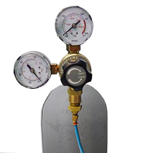 Slate Gray Regulator (optional) required for connecting to an Oâ‚‚ source