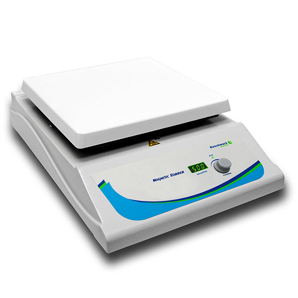 Load image into Gallery viewer, Light Gray Benchmark Scientific 10 x 10&quot; Digital Hotplates, Stirrers, and Hotplate Stirrers
