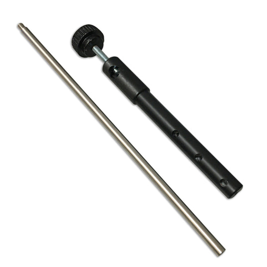 Dark Slate Gray Clamp assembly with support rod and clamps for securing thermometers/probes