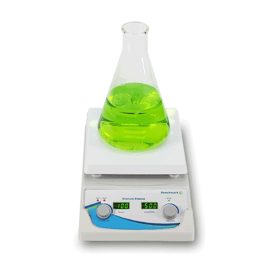 Light Gray Benchmark Scientific 7 x 7" Digital Hotplates, Magnetic Stirrers, and Hotplate Stirrers