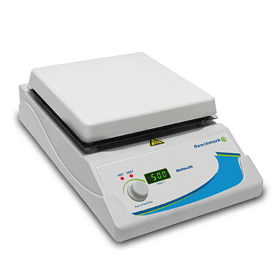 Load image into Gallery viewer, Light Gray Benchmark Scientific 7 x 7&quot; Digital Hotplates, Magnetic Stirrers, and Hotplate Stirrers
