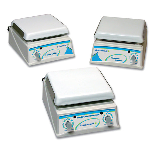 Light Gray Benchmark H4000 Series Hotplates and Magnetic Stirrers