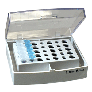 Gray Block, combination, 15 x 0.5 ml & 20 x 1.5 ml
