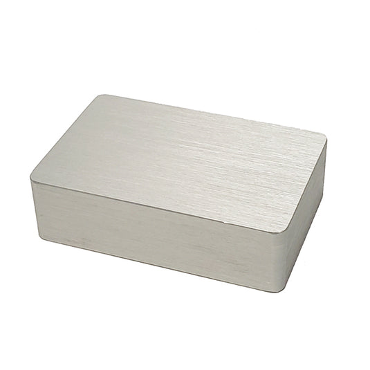 Gray Block, custom drilled, for tubes/vials up to 40 mm tall