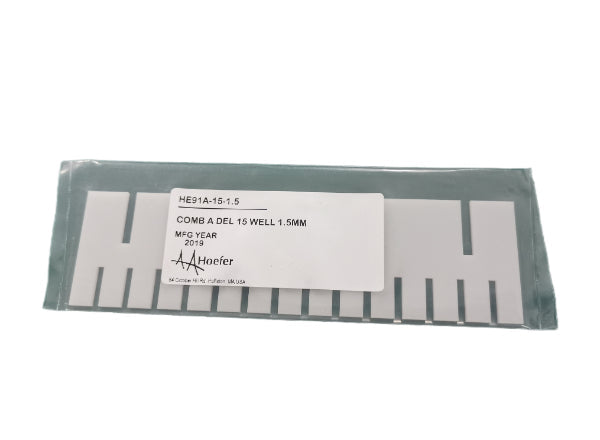 Load image into Gallery viewer, Light Gray Hoefer HE99X Combs – Gel Casting Combs for HE99X Horizontal Electrophoresis Systems
