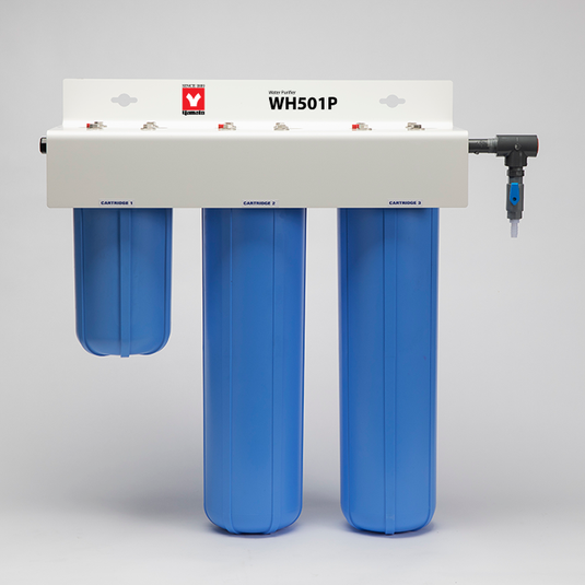 Light Gray Yamato Type 2 & 3 Three-Stage Lab Water Purification System