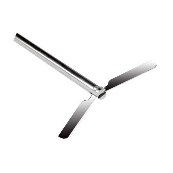 Light Gray Centrifugal impeller, stainless steel