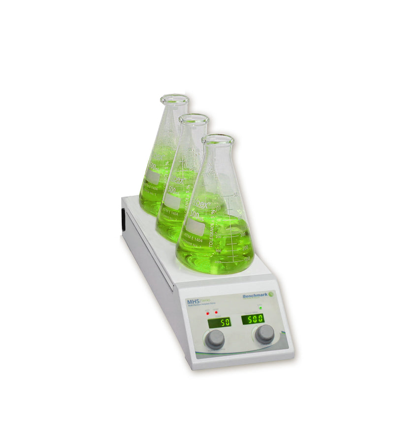 Load image into Gallery viewer, Light Gray Benchmark MHS Series Multi-Position Hotplate Stirrers
