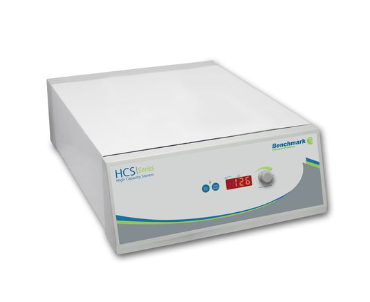 Light Gray Benchmark HCS Series High-Capacity Magnetic Stirrers