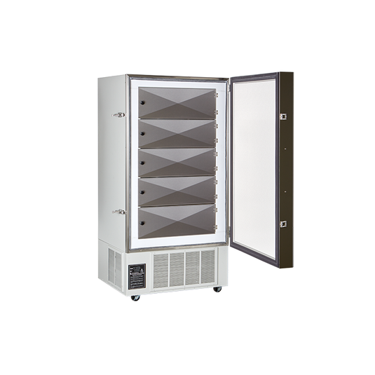 Light Gray Yamato Low-Temp LTF Series Vertical (Upright) Freezers