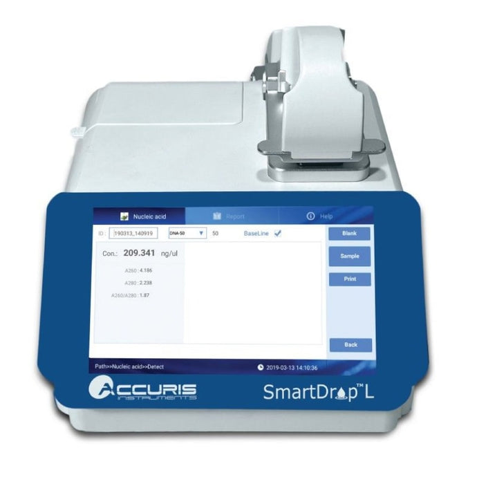 Dark Slate Blue Accuris SmartDrop™ L Nano Spectrophotometer
