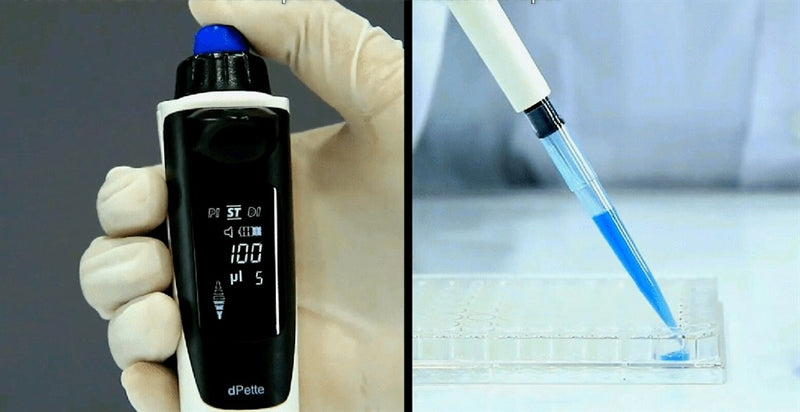 Load image into Gallery viewer, Light Steel Blue Scilogex iPette Plus Electronic Pipettor
