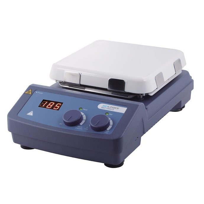 Dim Gray Scilogex SCI550-S LED Digital 7 x 7 Magnetic Hotplate Stirrer, ceramic-glass plate