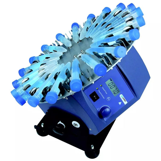 Steel Blue Scilogex Analog & Digital Rotators and Rockers with Tube/Flask Accessories