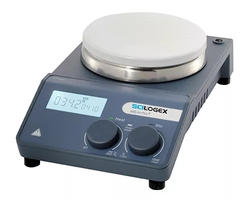 Dim Gray Scilogex SCI340-Pro Circular LCD Digital Magnetic Hotplate Stirrer, ceramic plate, 110V