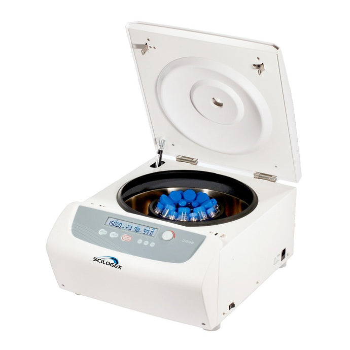 Light Gray Scilogex SCI636 Multi-Purpose Clinical Centrifuge w/ 19400041 Swing Out Rotor