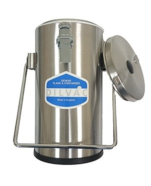 Load image into Gallery viewer, Slate Gray Scilogex All-Stainless Steel Dewar Flask with Handle
