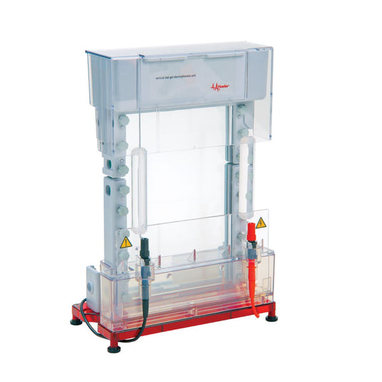 Light Gray Hoefer SE410 Tall Air-Cooled Vertical Electrophoresis Unit