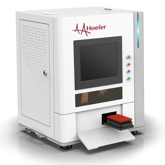 Light Gray Hoefer Multi-Channel AutoLaser Marking Machine