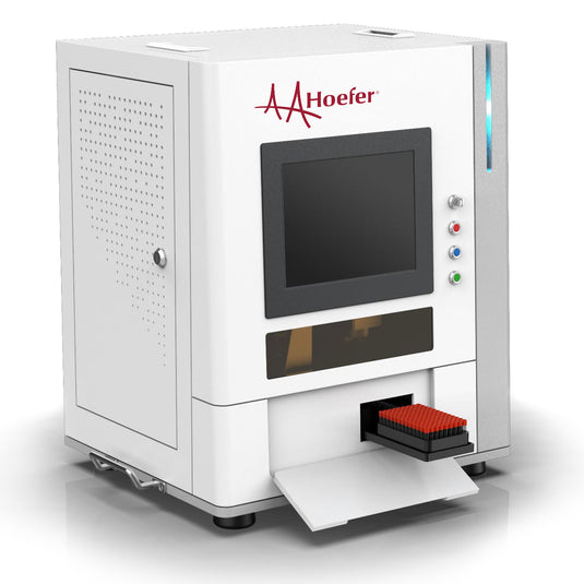 Light Gray Hoefer Multi-Channel AutoLaser Marking Machine