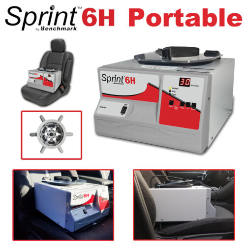 Gray Benchmark C5000-6H-PT Sprint 6H Portable Clinical Centrifuge
