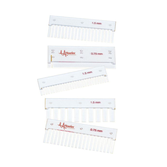 White Smoke Hoefer Preparative Combs – For SE660, SE600X Chroma, SE600, SE640, SE410, and SE400 Vertical Electrophoresis Units