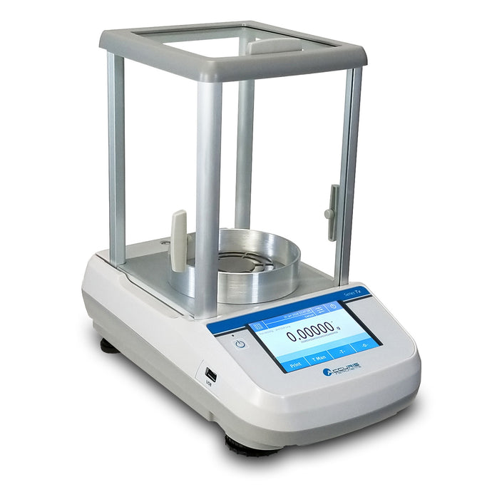 Gray Accuris Analytical Balance, Series Tx, Internal Calibration, Touch Screen