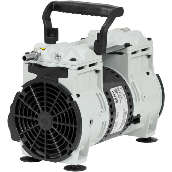 Load image into Gallery viewer, Light Gray Welch 2562B-01 WOB-L® Dry Piston Vacuum Pump – 65 LPM, 7.5 Torr, 115V

