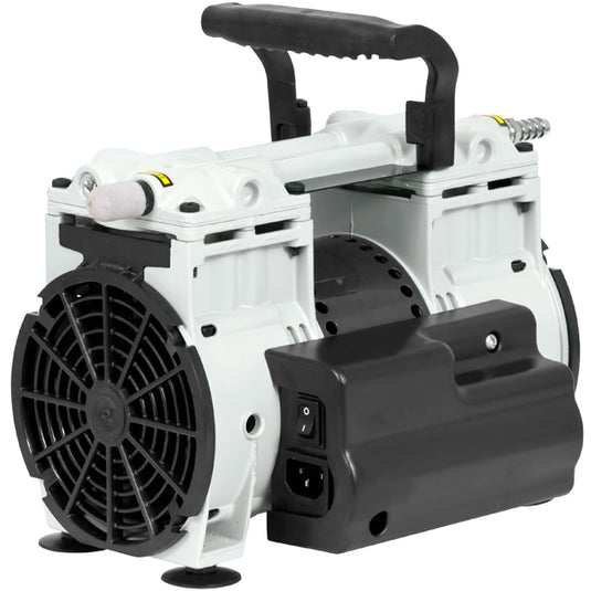 Light Gray Welch 2562B-01 WOB-L® Dry Piston Vacuum Pump – 65 LPM, 7.5 Torr, 115V