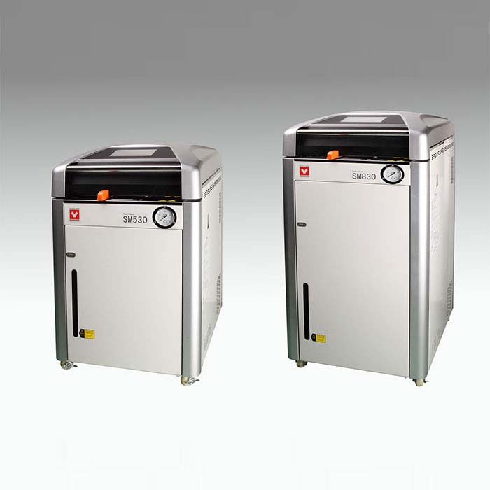 Load image into Gallery viewer, Light Gray Yamato SM Series Large Capacity Autoclaves &amp; Steam Sterilizers with Dryer
