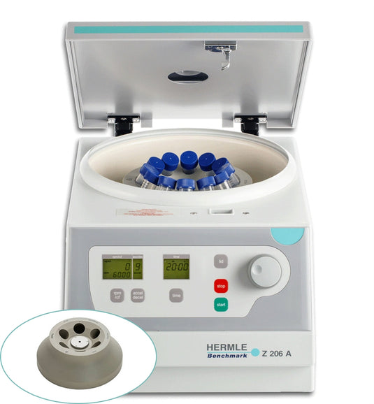 Gray Hermle Z206-A Centrifuge w/ 6 x 50ml Rotor