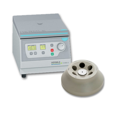 Gray Hermle Z206-A Centrifuge w/ 6 x 50ml Rotor
