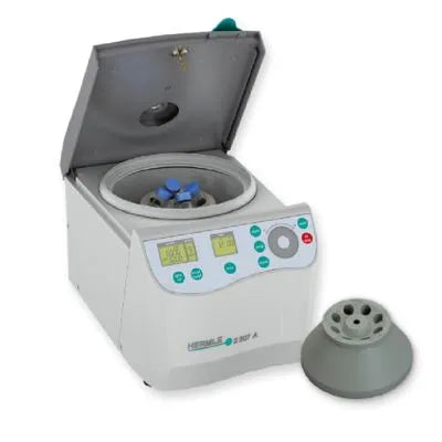 Load image into Gallery viewer, Gray Hermle Z207-A Centrifuge, with 8 x 15ml fixed rotor
