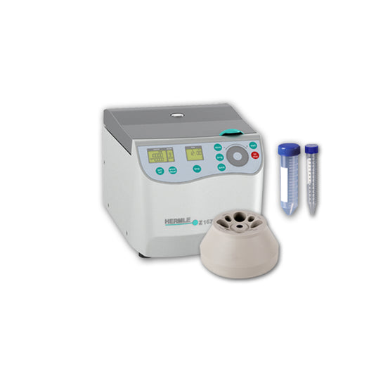 Gray Hermle Z207-A-CMB Compact Centrifuge with Combination Rotor
