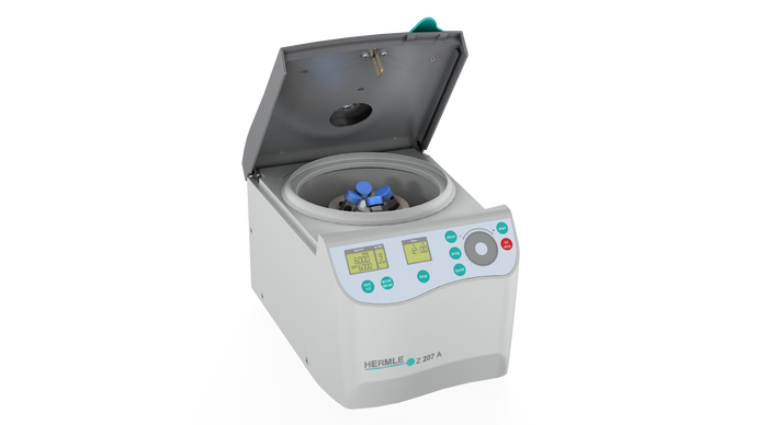Gray Hermle Z207-A Centrifuge, with 8 x 15ml fixed rotor