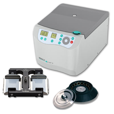 Load image into Gallery viewer, Gray Hermle Z287-A Micro Bundle w/ Plate Rotor and 24 x 1.5/2.0ml Rotor
