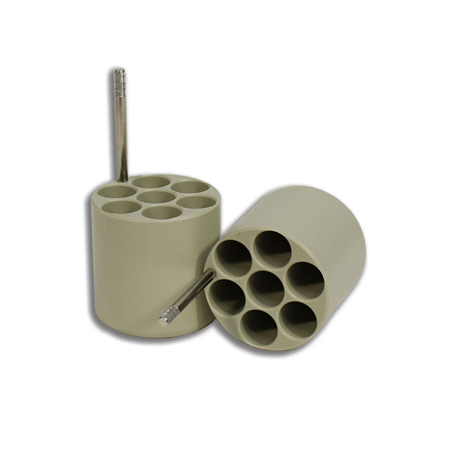 Rosy Brown Hermle 7 x 10/15ml round insert for Z327-200-BUK, 2/pk