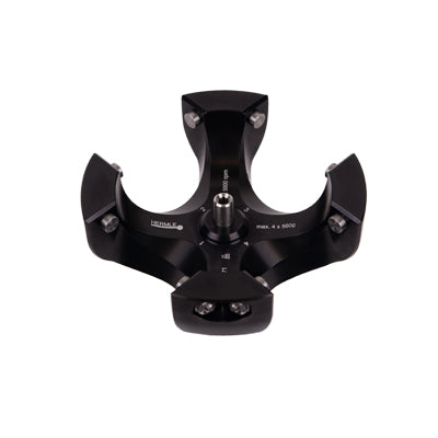 Black Hermle 4 x 200 ml swing out rotor, no buckets
