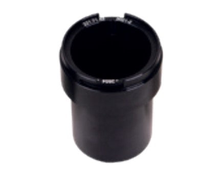 Black Hermle 200ml Round bucket for Z327-200-AC, 2/pk