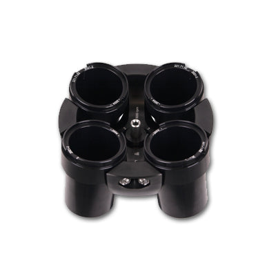 Black Hermle 4 x 200 ml swing out rotor, with 4 buckets