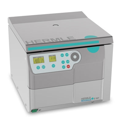 Gray Hermle Z327 Centrifuge Tissue Culture Bundle w/ Swing Out Rotor for 15ml and 50ml Tubes