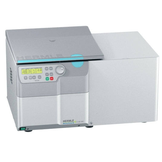 Gray Hermle Z36-HK Refrigerated Centrifuge with High Speed 6 x 50ml Rotor