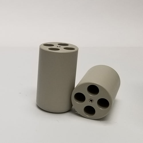Light Gray Hermle Adapter 4 x 15ml conical, 2/pk