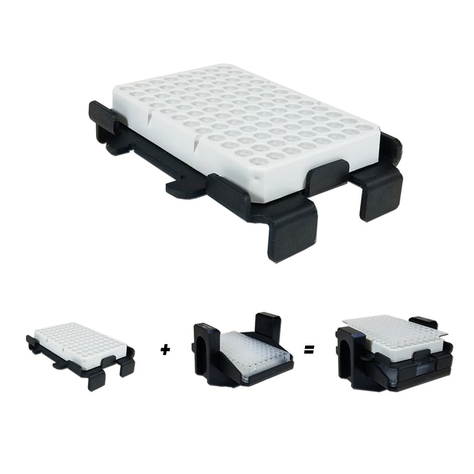 Light Gray Hermle PCR stacking adapter for Z446-750-MP, 2/pk