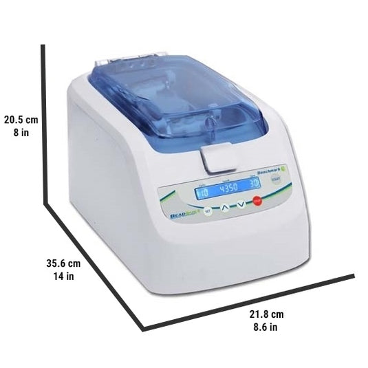 Light Gray Benchmark D1036 BeadBug 6-Position Homogenizer