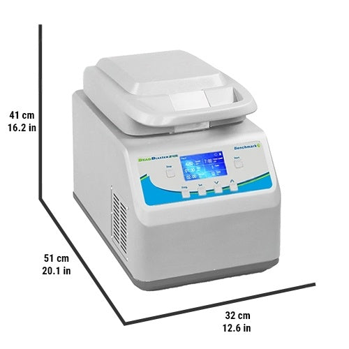 Light Gray Benchmark D2400-R BeadBlaster 24 Refrigerated Microtube Homogenizer