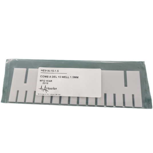 Gray Hoefer HE99X Combs – Gel Casting Combs for HE99X Horizontal Electrophoresis Systems