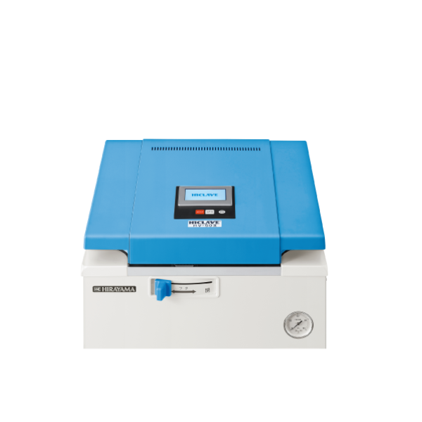 Load image into Gallery viewer, Light Gray Hirayama HICLAVE HV-85II High-Capacity Autoclave - 85L Floor-Standing Laboratory Sterilizer with Touchscreen Control (208/220/240V)
